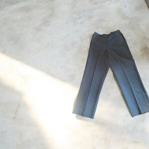 Alfred Dunner Womens Pull on Elastic Waist Polyester Pants Gray